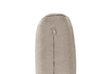 3-sitssoffa Trani Mörkt trä/grått/beige, Nej - Mörkt trä/grått/beige, Nej - Utemöbler - Utesoffor & bänkar - Loungesoffa