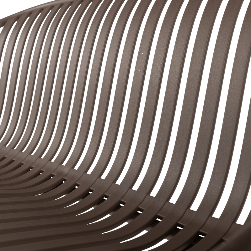 Bänk Bruce 134 cm Utomhus - Lila/Brun - Utemöbler - Utesoffor & bänkar - Trädgårdssoffa