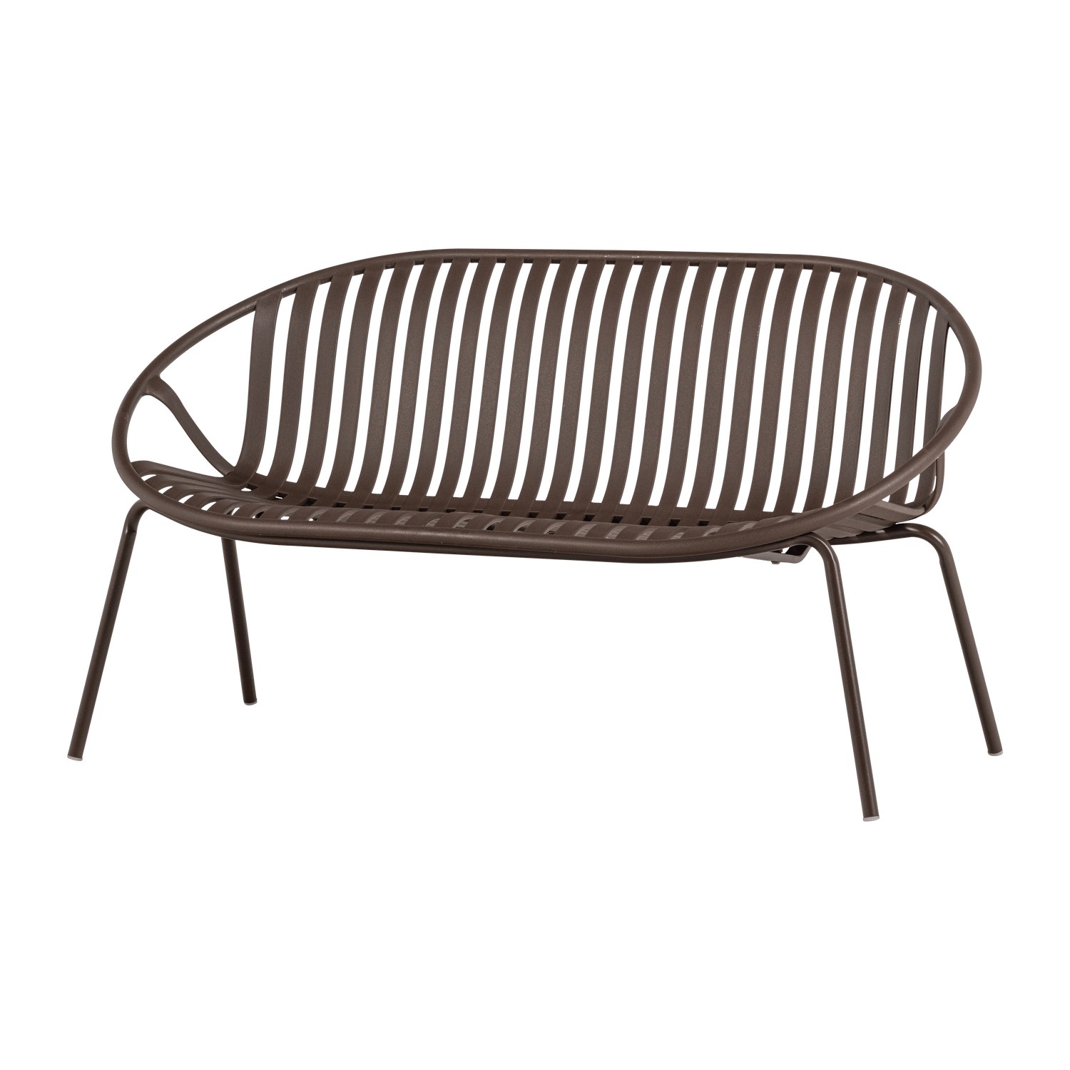 bänk bruce 134 cm utomhus - lila/brun