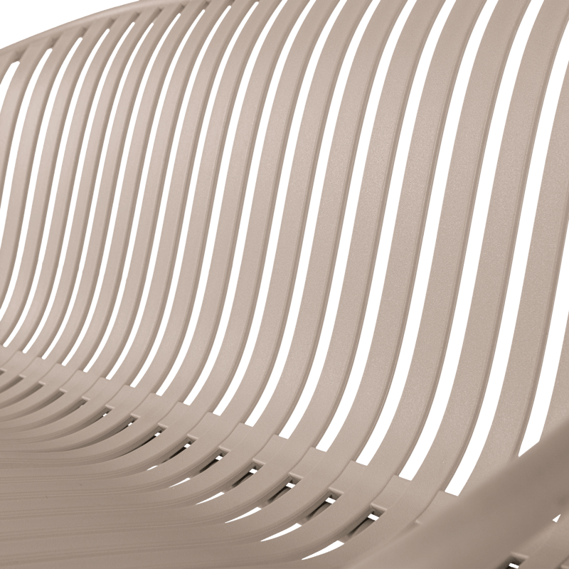 Bänk Bruce 134 cm Utomhus - Sand - Utemöbler - Utesoffor & bänkar - Trädgårdssoffa