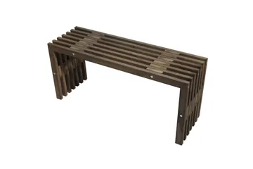 Bänk Utomhus EcoFurn 100 cm Furu grå oljad