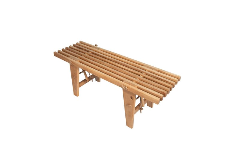 Bänk Utomhus EcoFurn Ecobench 120 cm Ek Oljad - Ek Oljad - Utemöbler - Utesoffor & bänkar - Trädgårdsbänkar