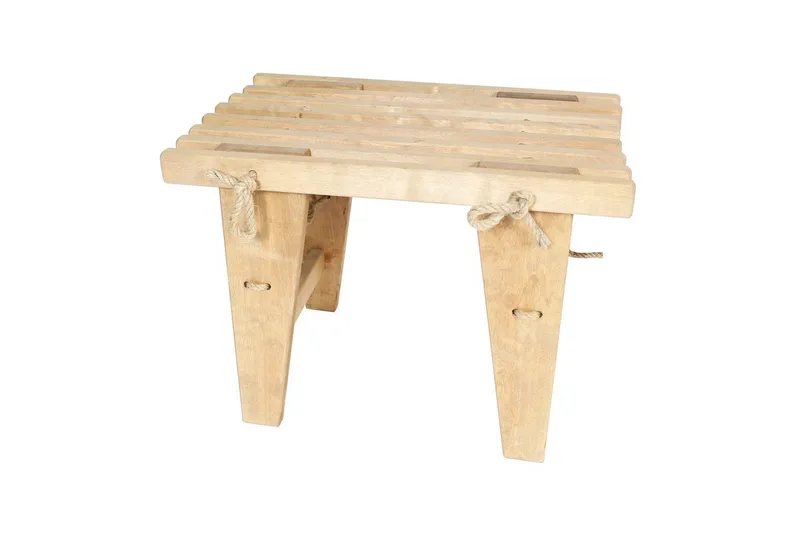 Bänk Utomhus EcoFurn Ecobench 60 cm Al Svart Oljad, Al Svart Oljad