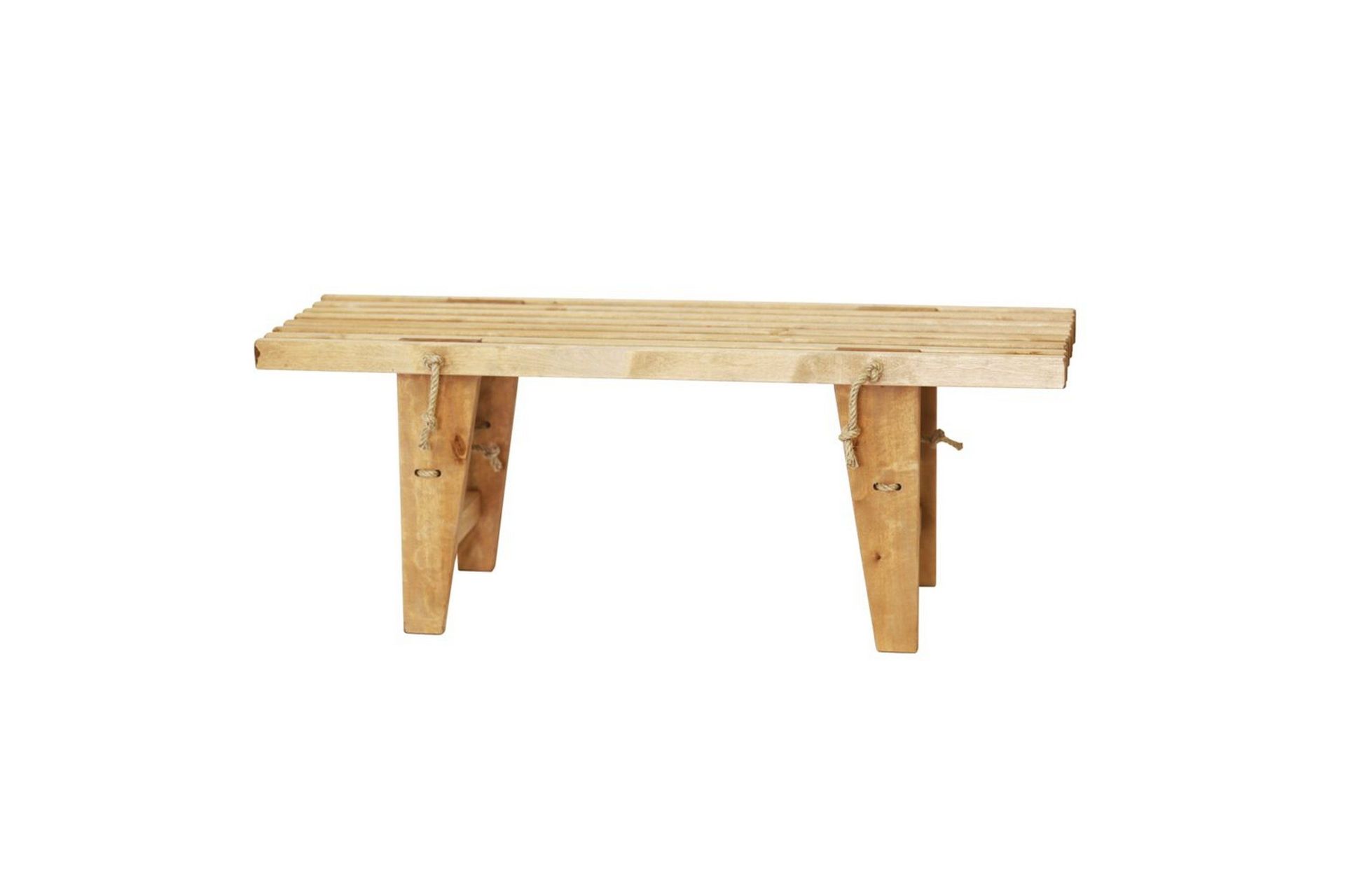 B&auml;nk Utomhus Hillerstorp Ecobench 120 cm - Bj&ouml;rk oljad ljusbrun