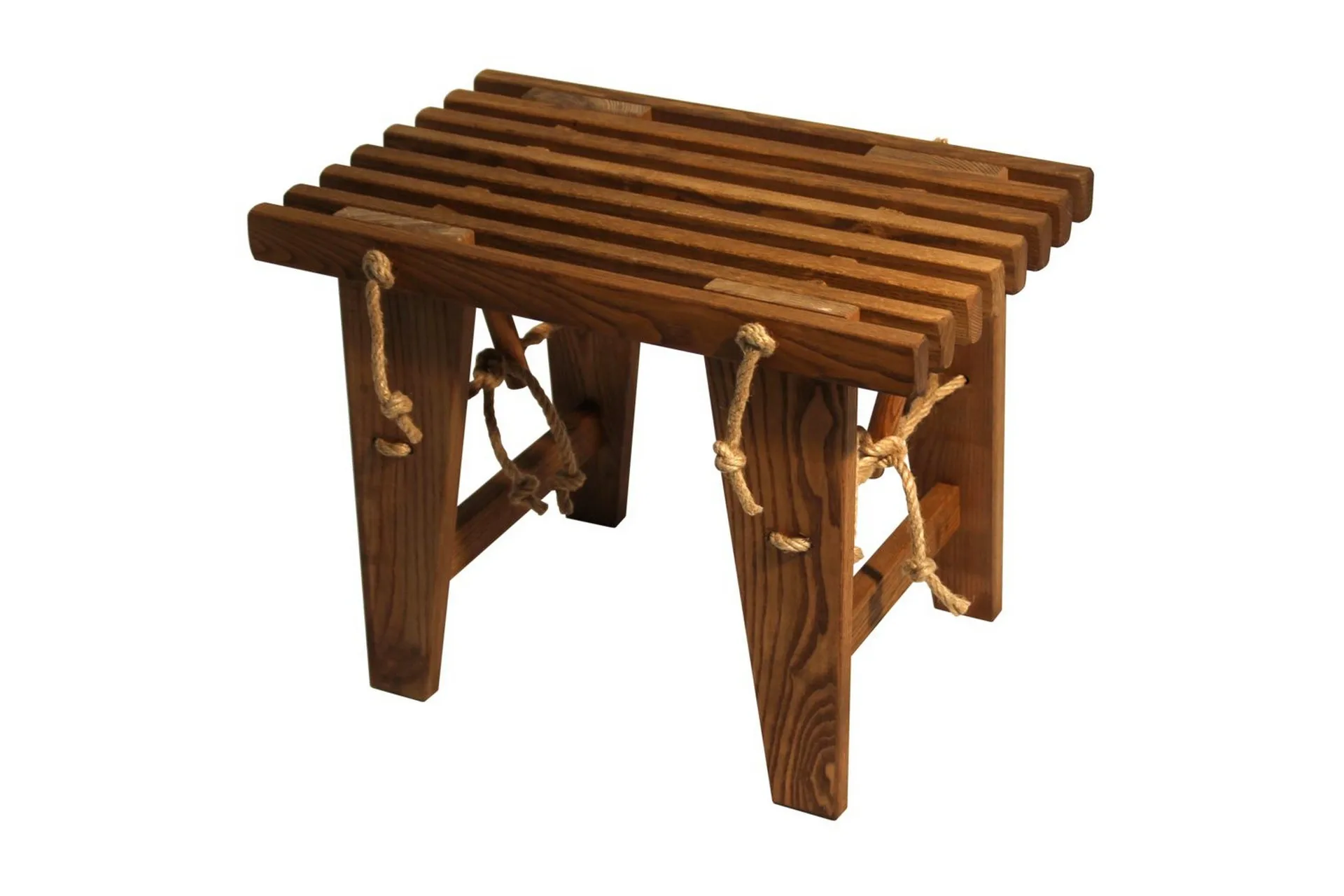 bänk utomhus hillerstorp ecobench 60 cm ask oljad brun - ask oljad brun