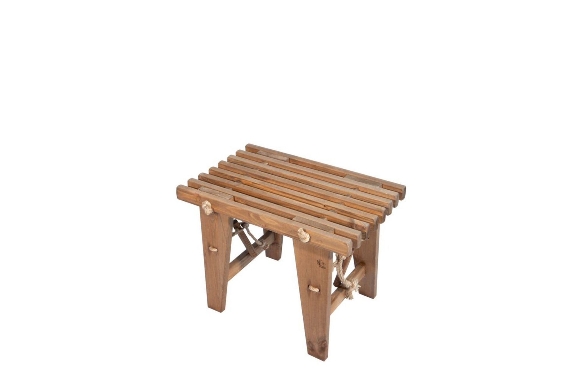 bänk utomhus hillerstorp ecobench 60 cm furu oljad brun - furu oljad brun