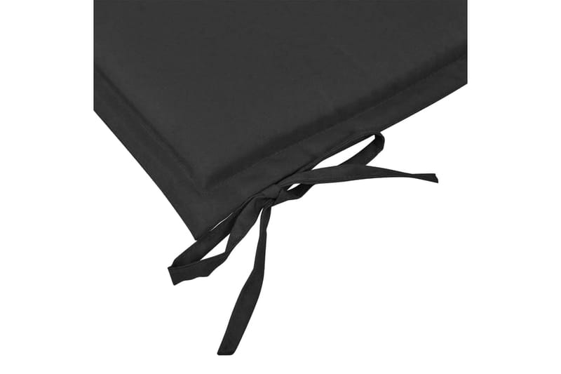 Dyna för Trädgårdsbänk svart 120x50x3 cm - Svart - Utemöbler - Utesoffor & bänkar - Trädgårdsbänkar