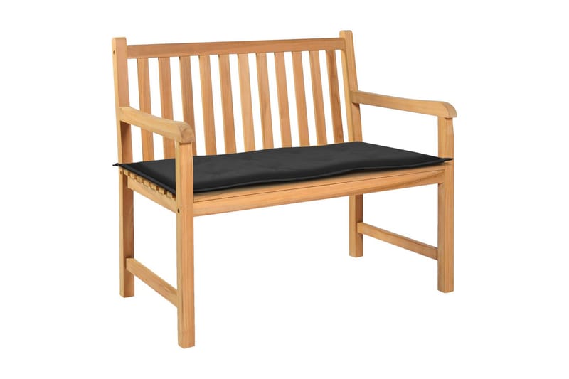 Dyna för Trädgårdsbänk svart 120x50x3 cm - Svart - Utemöbler - Utesoffor & bänkar - Trädgårdsbänkar