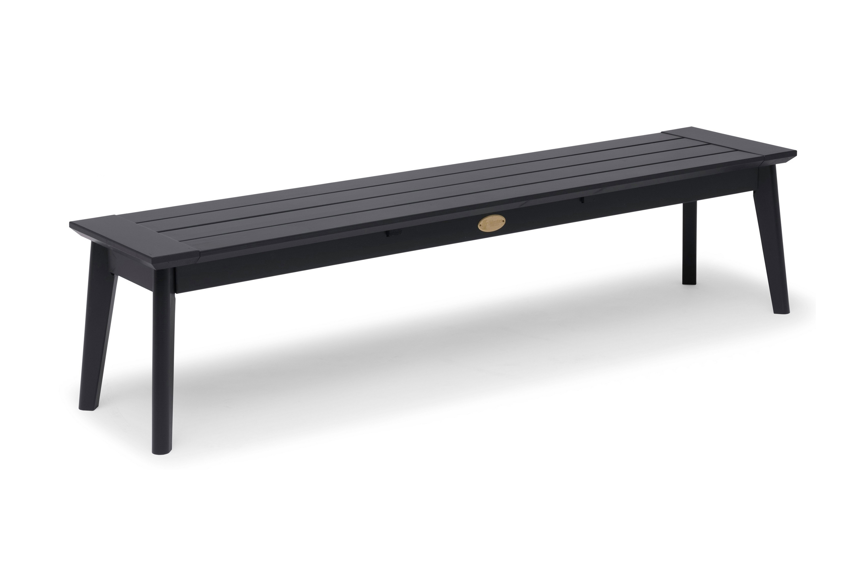 hillerstorp utestoltö bänk utomhus svart svart -