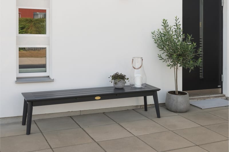 Hillerstorp Utestoltö Bänk Utomhus Svart - Svart - Utemöbler - Utesoffor & bänkar - Trädgårdsbänkar