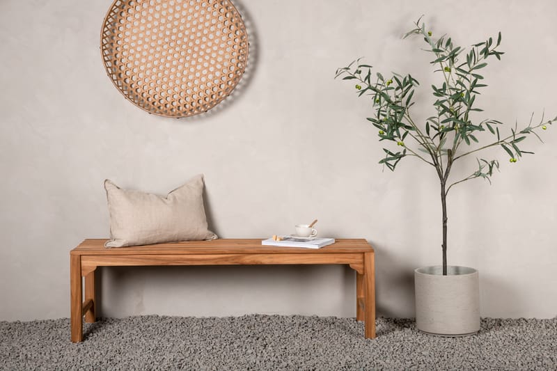 Kenya Bänk Utomhus 150 cm - Brun - Utemöbler - Utesoffor & bänkar - Trädgårdsbänkar