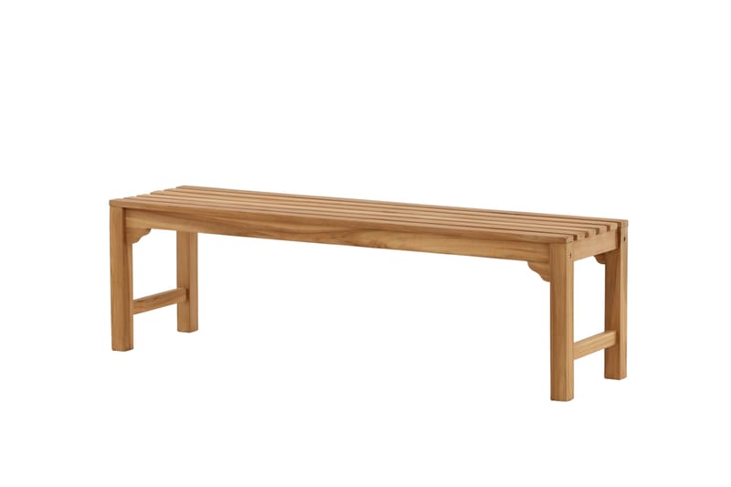 Kenya Bänk Utomhus 150 cm - Brun - Utemöbler - Utesoffor & bänkar - Trädgårdsbänkar