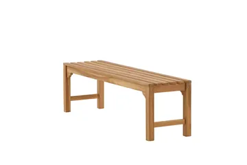 Kenya Bänk Utomhus 150 cm - Brun - Utemöbler - Utesoffor & bänkar - Trädgårdsbänkar