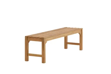 Kenya Bänk Utomhus 150 cm - Brun - Utemöbler - Utesoffor & bänkar - Trädgårdsbänkar