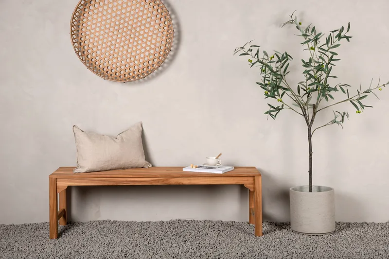 Kenya Bänk Utomhus 150 cm - Brun - Utemöbler - Utesoffor & bänkar - Trädgårdsbänkar