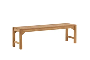 Kenya Bänk Utomhus 150 cm - Brun - Utemöbler - Utesoffor & bänkar - Trädgårdsbänkar