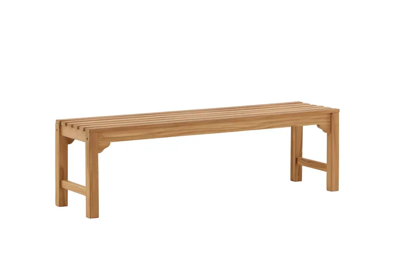 Kenya Bänk Utomhus 150 cm - Brun - Utemöbler - Utesoffor & bänkar - Trädgårdsbänkar