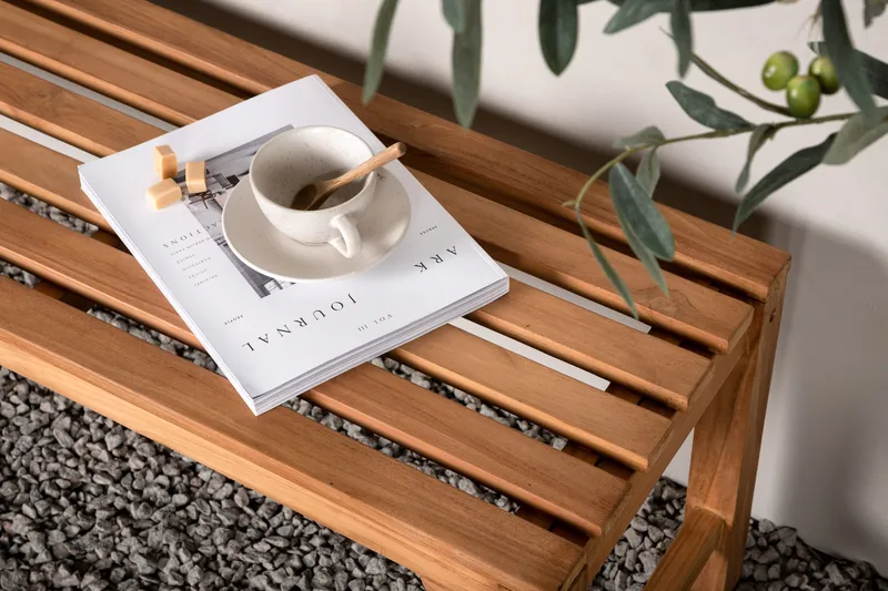 Kenya Bänk Utomhus 150 cm - Brun - Utemöbler - Utesoffor & bänkar - Trädgårdsbänkar