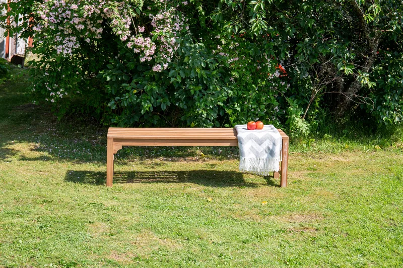 Kenya Bänk Utomhus 150 cm - Brun - Utemöbler - Utesoffor & bänkar - Trädgårdsbänkar