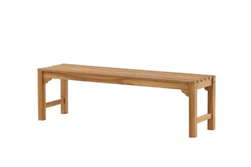 Kenya Bänk Utomhus 150 cm - Brun - Utemöbler - Utesoffor & bänkar - Trädgårdsbänkar