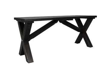 Lietinna Utebänk 100 cm - Svart - Utemöbler - Utesoffor & bänkar - Trädgårdsbänkar