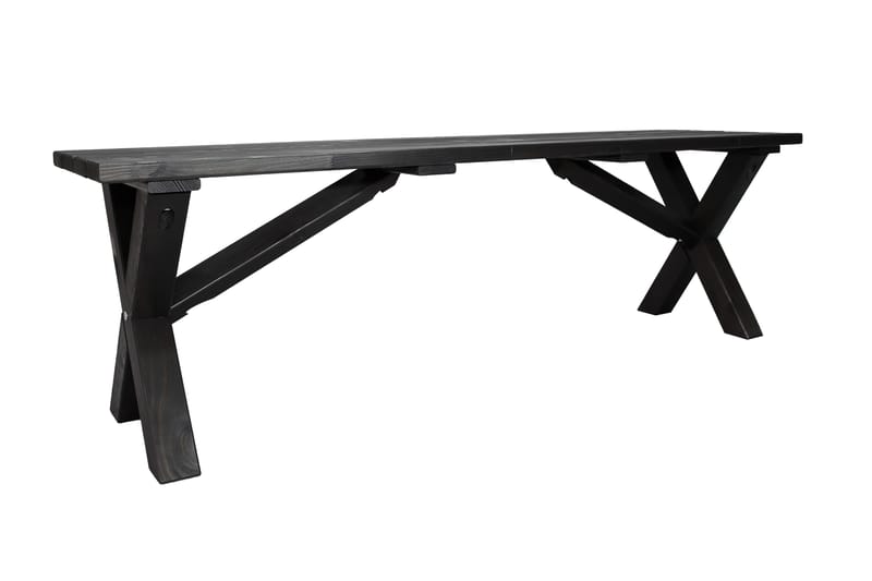 Lietinna Utebänk 140 cm - Svart - Utemöbler - Utesoffor & bänkar - Trädgårdsbänkar