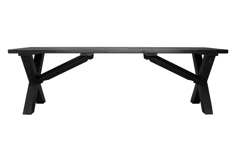 Lietinna Utebänk 140 cm - Svart - Utemöbler - Utesoffor & bänkar - Trädgårdsbänkar