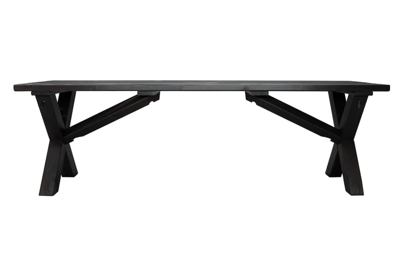 Lietinna Utebänk 140 cm - Svart - Utemöbler - Utesoffor & bänkar - Trädgårdsbänkar