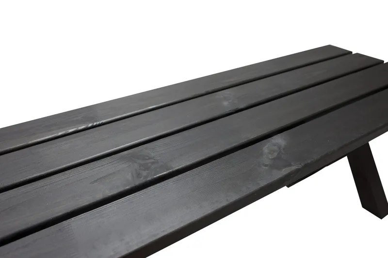 Lietinna Utebänk 140 cm - Svart - Utemöbler - Utesoffor & bänkar - Trädgårdsbänkar