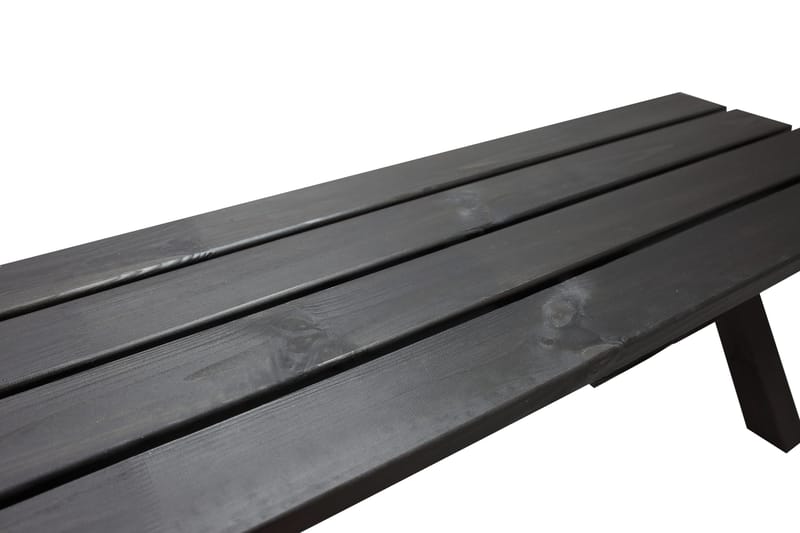 Lietinna Utebänk 140 cm - Svart - Utemöbler - Utesoffor & bänkar - Trädgårdsbänkar