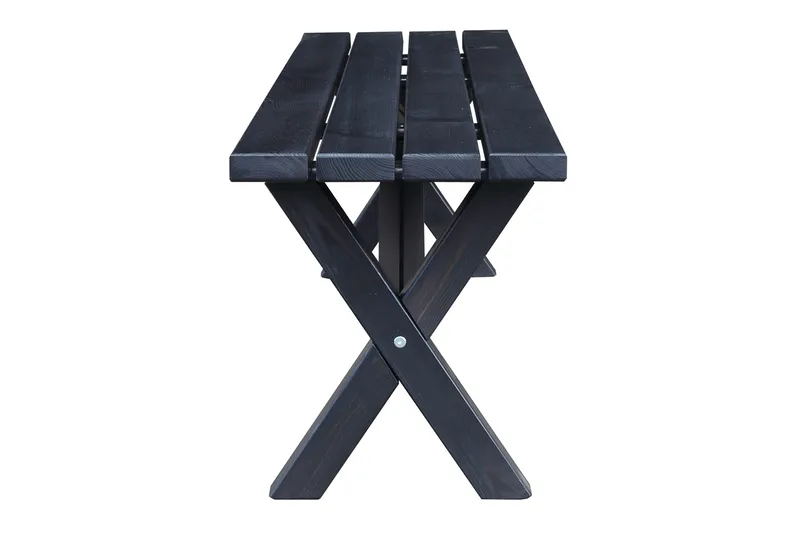 Lietinna Utebänk 180 cm - Svart - Utemöbler - Utesoffor & bänkar - Trädgårdsbänkar