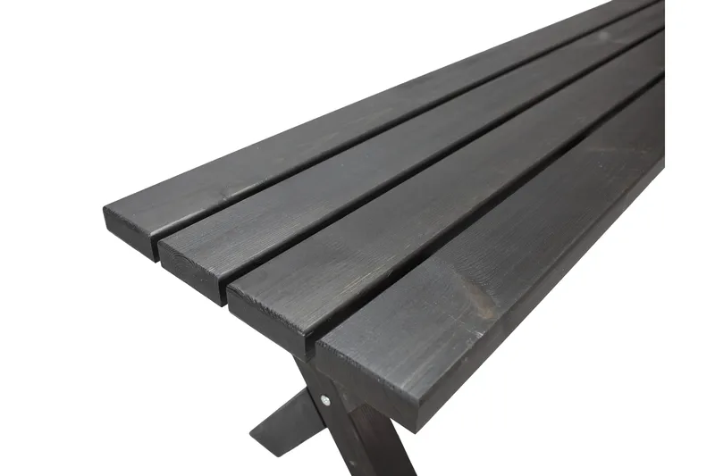 Lietinna Utebänk 180 cm - Svart - Utemöbler - Utesoffor & bänkar - Trädgårdsbänkar