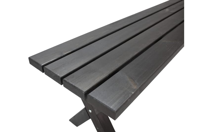 Lietinna Utebänk 180 cm - Svart - Utemöbler - Utesoffor & bänkar - Trädgårdsbänkar