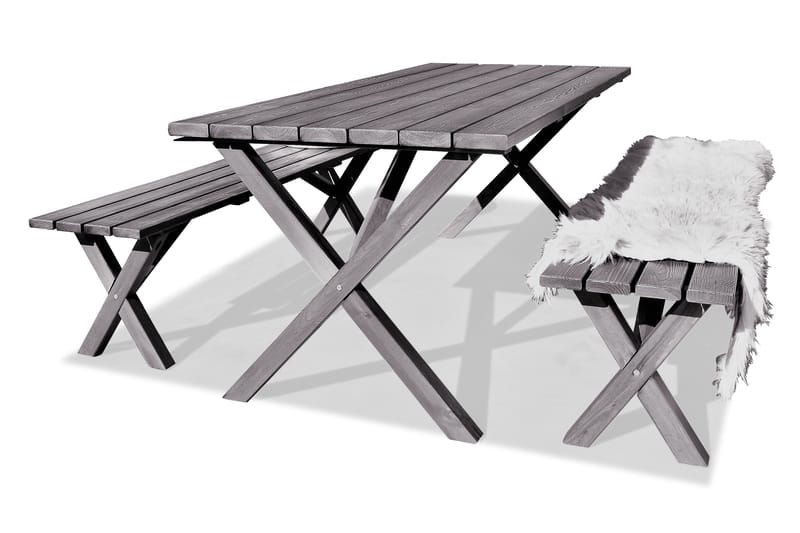 Matgrupp Utomhus Scottsdale Fasta 190 + 6 Kungshamn Stol Shabby Chic, KWA