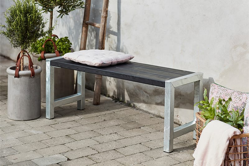 PLUS CaféBänk Utomhus 127 cm - Utemöbler - Utesoffor & bänkar - Trädgårdsbänkar