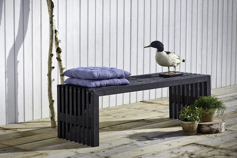 PLUS Rustik trallBänk Utomhus Design 138x49x45cm - Utemöbler - Utesoffor & bänkar - Trädgårdsbänkar