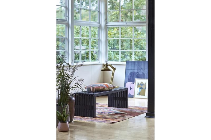 PLUS Rustik trallBänk Utomhus Design 138x49x45cm - Utemöbler - Utesoffor & bänkar - Trädgårdsbänkar