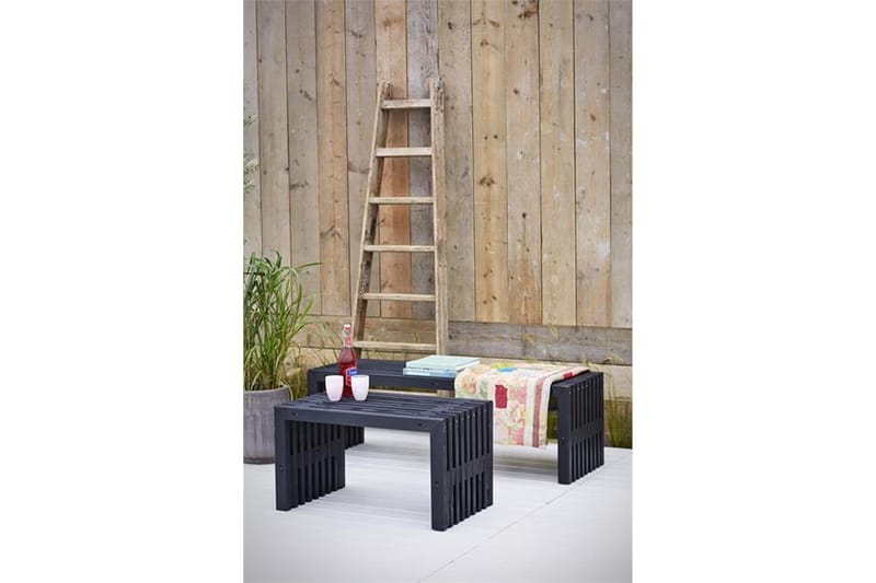 PLUS Rustik trallBänk Utomhus Design 138x49x45cm - Utemöbler - Utesoffor & bänkar - Trädgårdsbänkar
