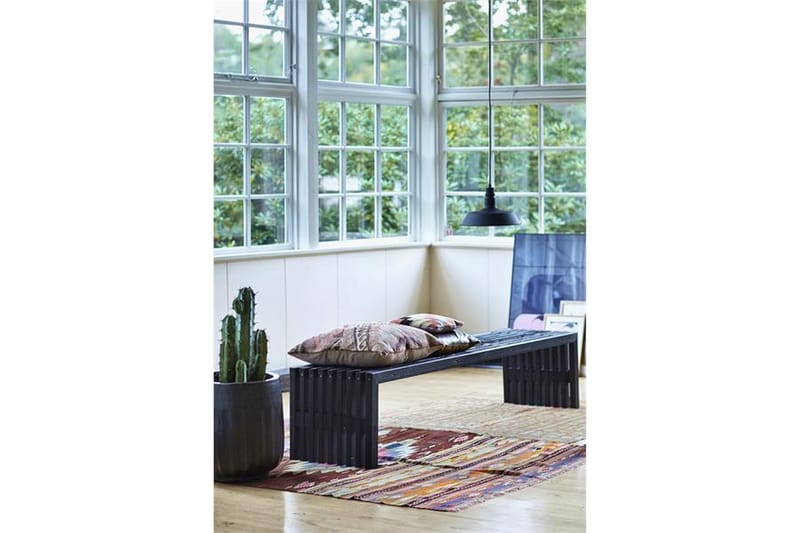 PLUS Rustik trallBänk Utomhus Design 218x49x45 cm - Utemöbler - Utesoffor & bänkar - Trädgårdsbänkar
