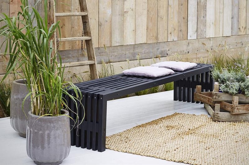 PLUS Rustik trallBänk Utomhus Design 218x49x45 cm - Utemöbler - Utesoffor & bänkar - Trädgårdsbänkar