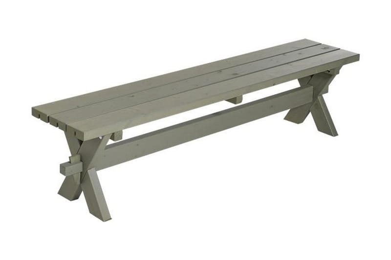PLUS PlankBänk Utomhus Nostalgi 177x38x44 cm - Utemöbler - Utesoffor & bänkar - Trädgårdsbänkar