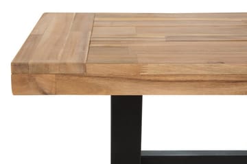 Scania Trädgårdsbänk 140 cm - Brun/Svart - Utemöbler - Utesoffor & bänkar - Trädgårdsbänkar