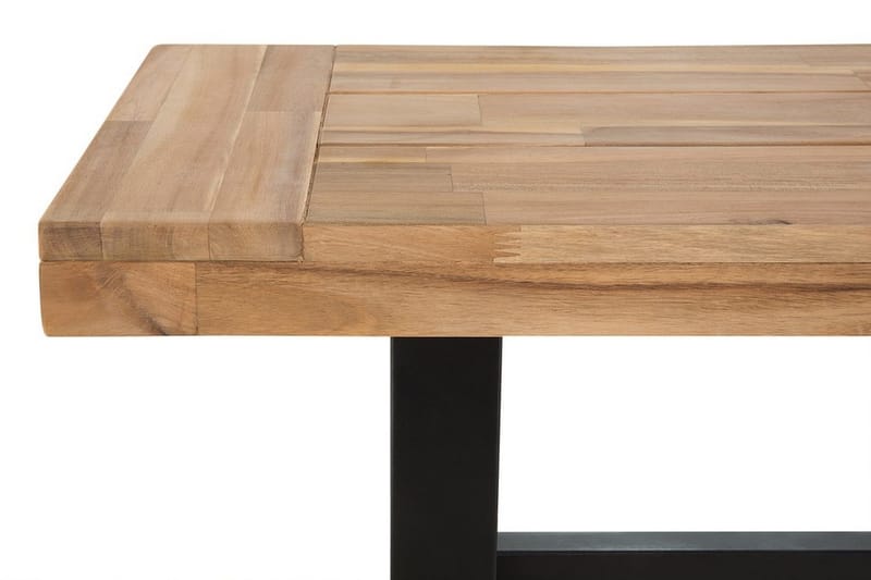 Scania Trädgårdsbänk 140 cm - Brun/Svart - Utemöbler - Utesoffor & bänkar - Trädgårdsbänkar