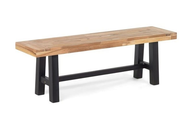 Scania Trädgårdsbänk 140 cm, Brun/Svart
