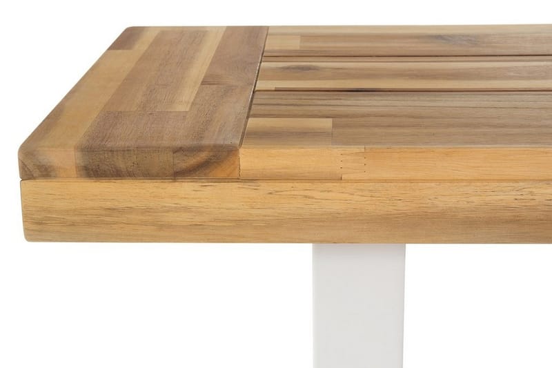 Scania Trädgårdsbänk 140 cm - Brun/Vit - Utemöbler - Utesoffor & bänkar - Trädgårdsbänkar