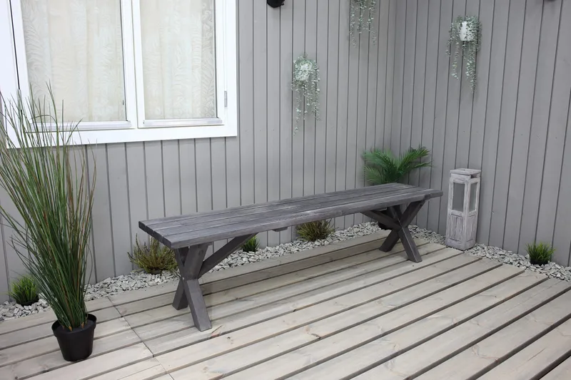 Scottsdale Bänk Utomhus 180 cm Shabby Chic - KWA - Utemöbler - Utesoffor & bänkar - Trädgårdsbänkar