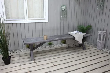 Scottsdale Bänk Utomhus 180 cm Shabby Chic - KWA - Utemöbler - Utesoffor & bänkar - Trädgårdsbänkar