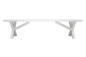 Scottsdale Bänk Utomhus 180 cm Vit - KWA - Utemöbler - Utesoffor & bänkar - Trädgårdsbänkar