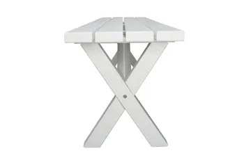 Scottsdale Bänk Utomhus 180 cm Vit - KWA - Utemöbler - Utesoffor & bänkar - Trädgårdsbänkar