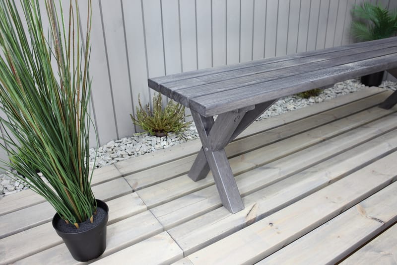 SCOTTSDALE Sittbänk Utomhus 180 cm Shabby Chic - Utemöbler - Utesoffor & bänkar - Trädgårdsbänkar